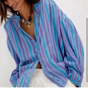 We The Free Valley Double Cloth Striped Shirt